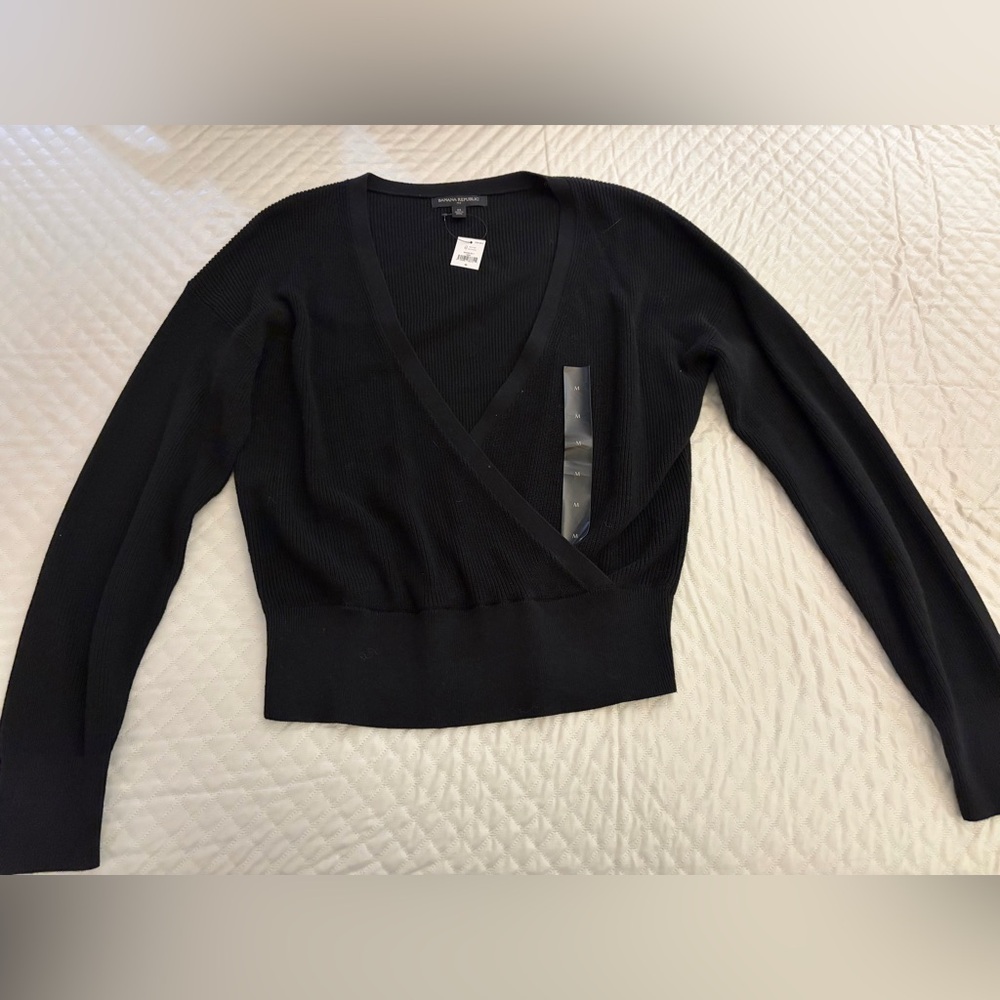 New with Tags Banana Republic Wrap Front Sweater